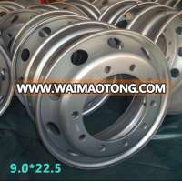 Steel rims 9.00*22.5 for heavy truck and trailer