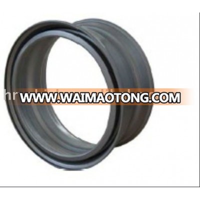 Demountable engineering machine steel wheel rim